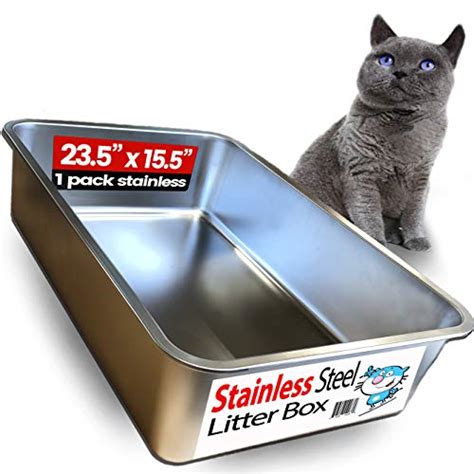 benefit of stainless steel litter box|stainless steel litter box pros.